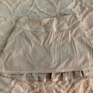 White Lululemon skirt
